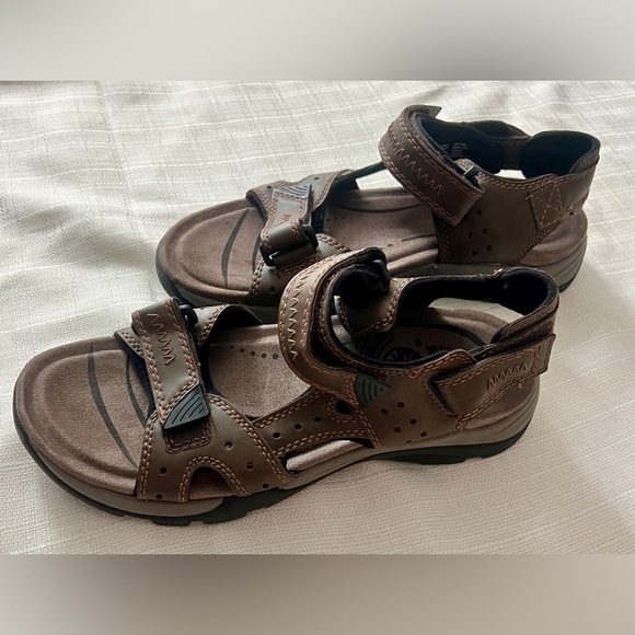 Earth Spirit Men’s Brown Strappy Sandals Size 9 - Picture 1 of 7